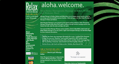 Desktop Screenshot of mauirelax.com