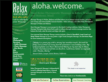 Tablet Screenshot of mauirelax.com